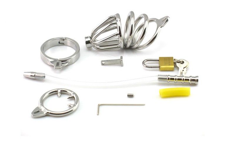 XFBDSM - Stainless Steel Chastity Device Belt 44.4cm photo-6