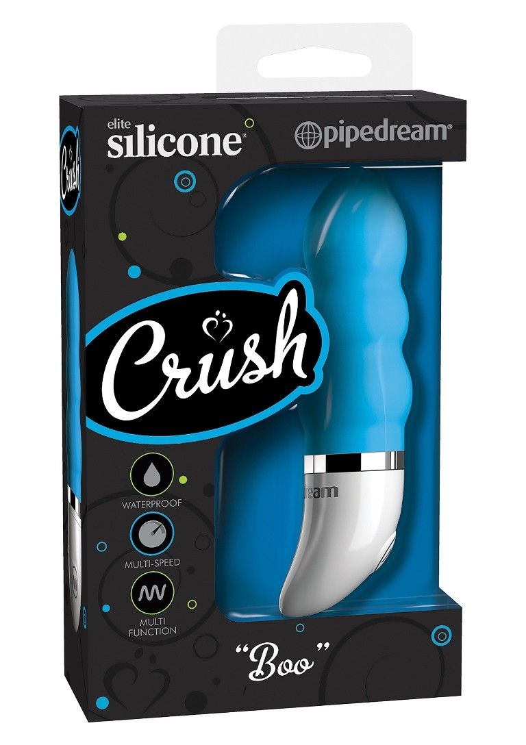 Boo delivers incredibly pleasurable stimulation by combining... Pipedream - Crush Boo Mini Vibe - Blue photo-4
