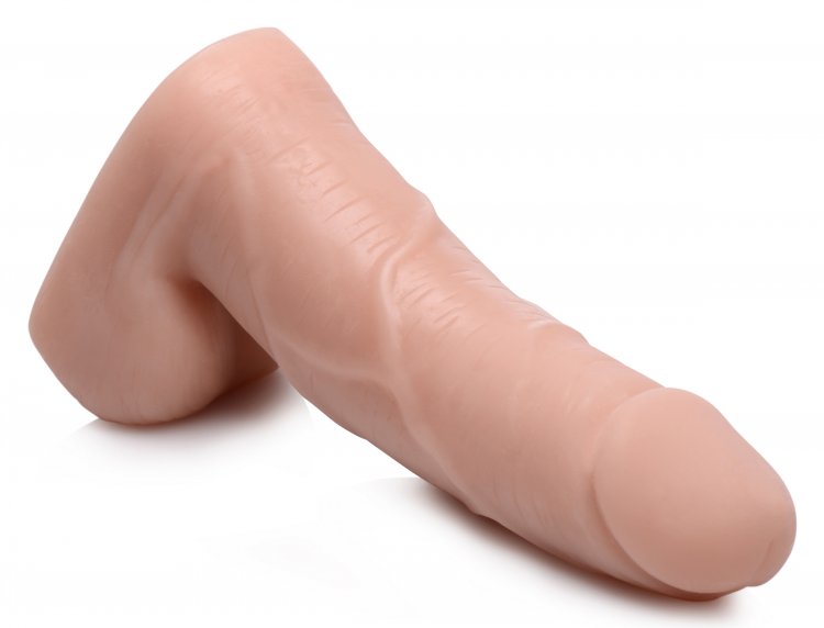 Add a big, long bulge to your lower half with this Large Sof... Strap U - Bulge Packer Dildo L-size - Flesh photo-3