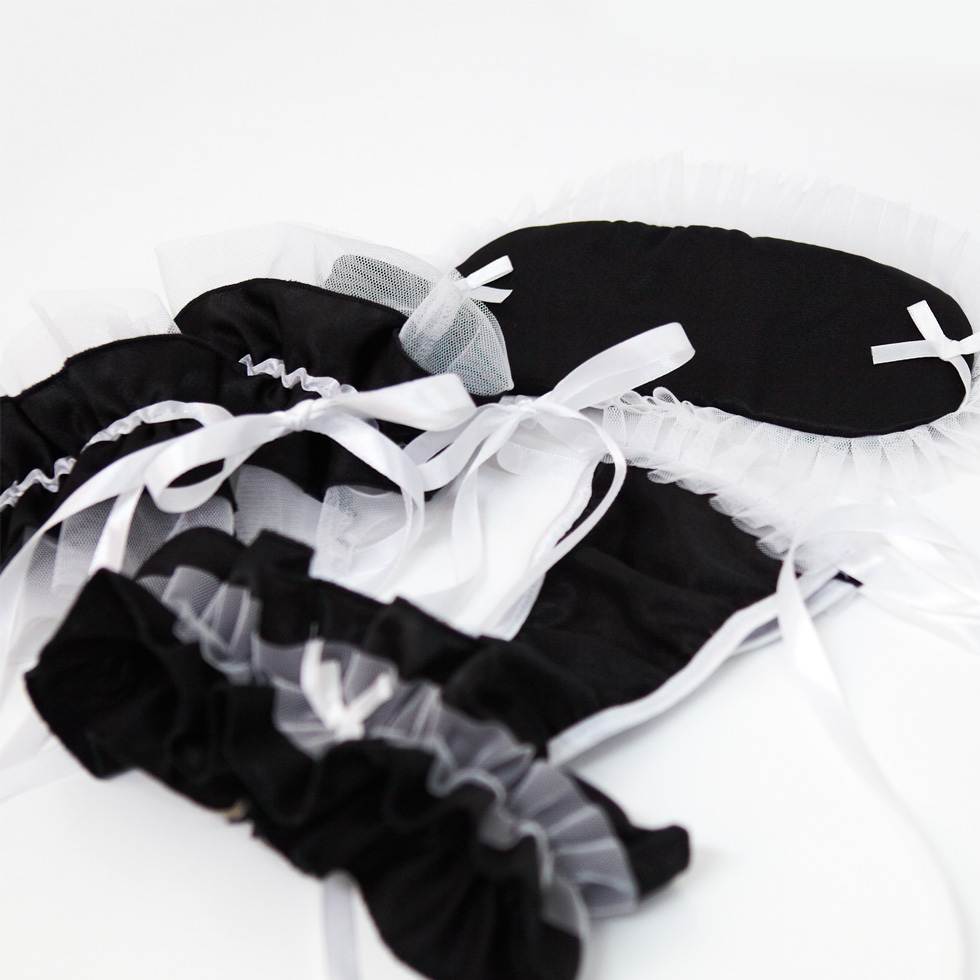 A night sexy set that fastens cute and moods fast! It is a s... A-One - Devil Set - Black photo-2