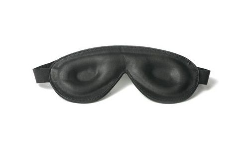 Strict Leather - 有垫眼罩 - 黑色 照片