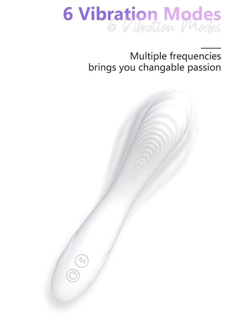 Surrender to the supreme sensations of vibrators, a heavenly... Drywell - Bending Vibrator - White photo-5