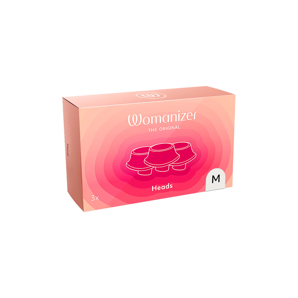 Womanizer - Premium Heads M-size 3 pcs - Warm Grey photo-3
