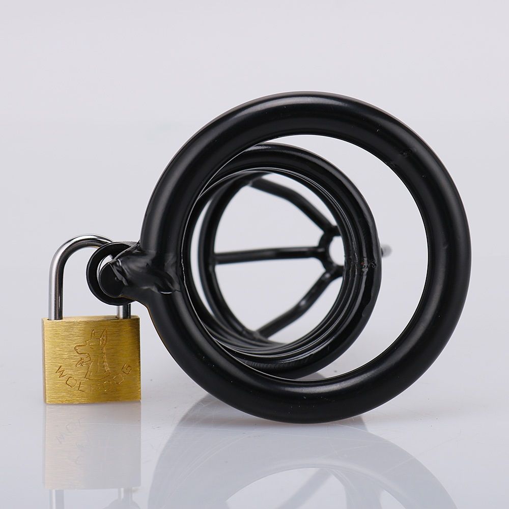 Diameter of cage: 35mm
Diameter of Ring: 40mm/45mm/50mm
N.... MT - Cock Cage 50mm - Black photo-3