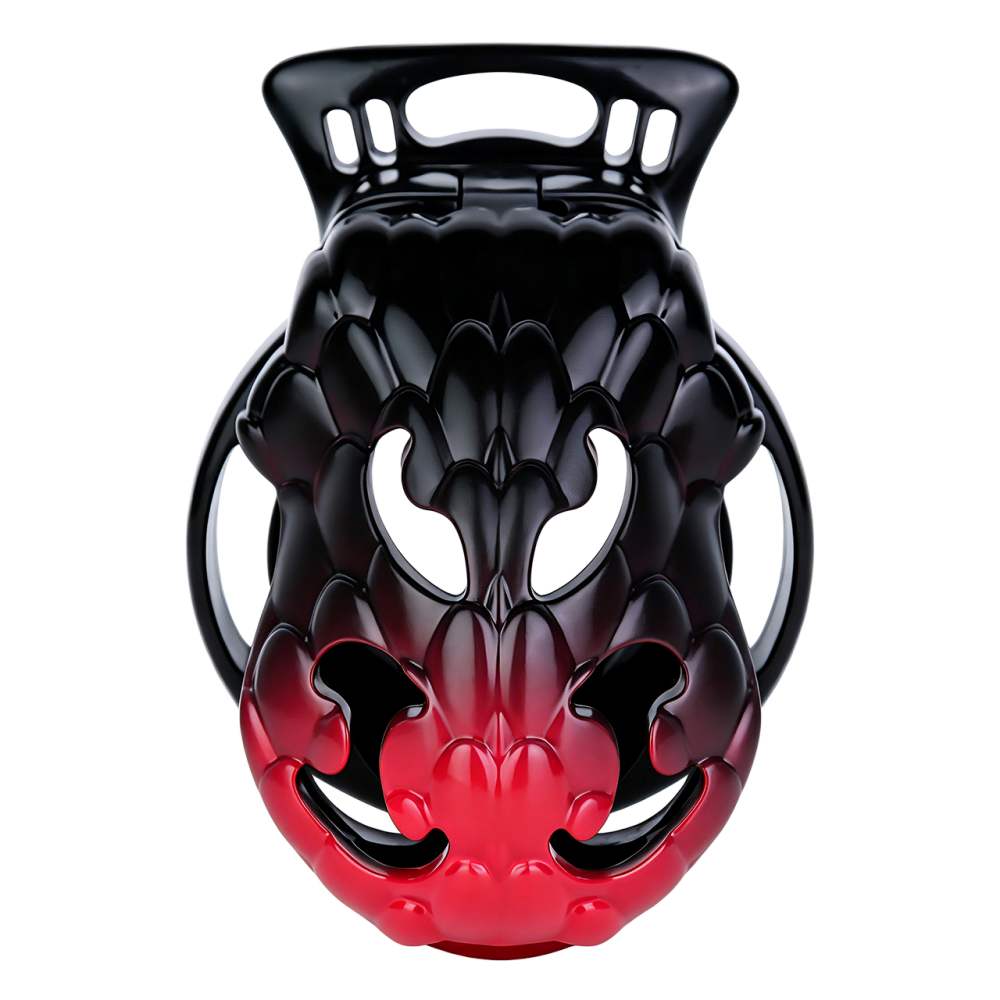 FAAK - Dragon Resin Chastity Cage S - Black photo-2
