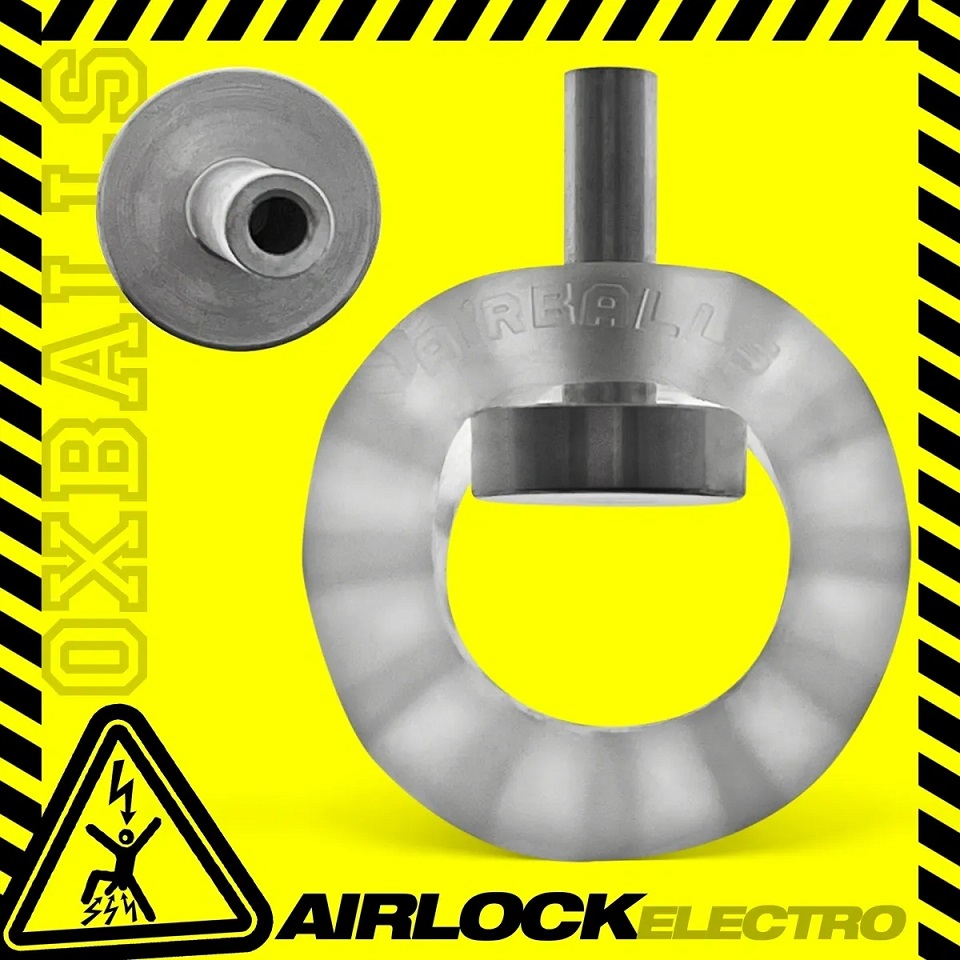 Airballs Electro is an electro-ballstretcher version and the... Oxballs - Airballs Electro Ballstretcher - Clear Ice photo-3