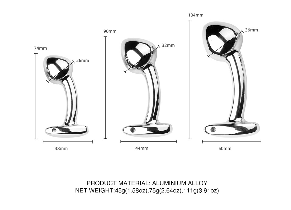 MT - Curved Anal Plug M-size photo-6