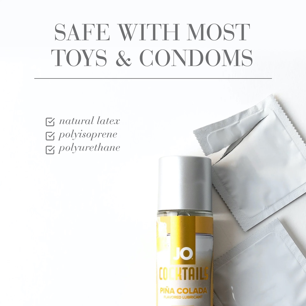 Adult fun meets adult flavors in our popular water-based Coc... JO - Cocktail Pina Colada Lubricant - 60ml photo-4