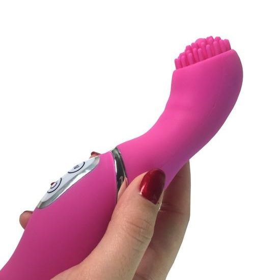 7 Functions.
Unique Texture.
Flexible Head.
Designed just... Aphrodisia - Desire Vibe - Massager - Pink photo-6