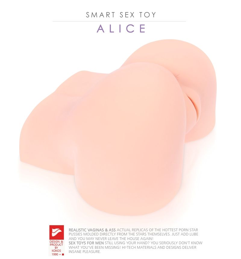 Increases stimulation through compression and adsorption usi... Kokos - Alice - Real Butt Masturbator photo-5