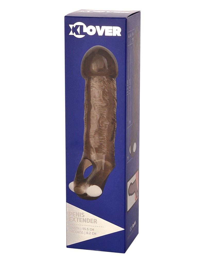 XLover - Penis Extender Vibro Sleeve - Black photo-12
