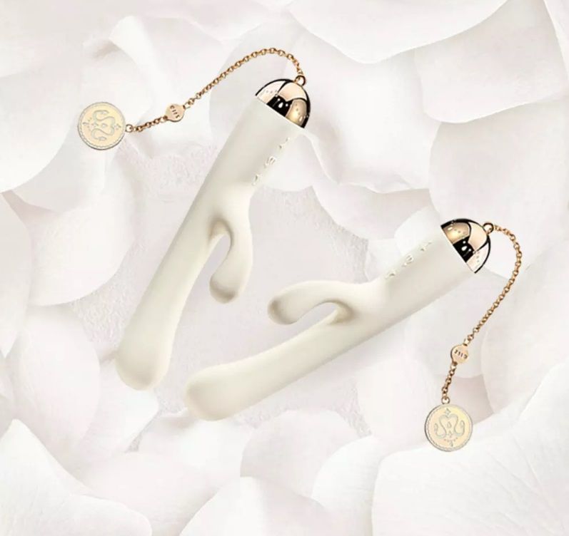 Design inspiration of Ichigo is a graceful waltz with prince... Zalo - Ichigo Rabbit Vibrator - Vanilla White photo-2