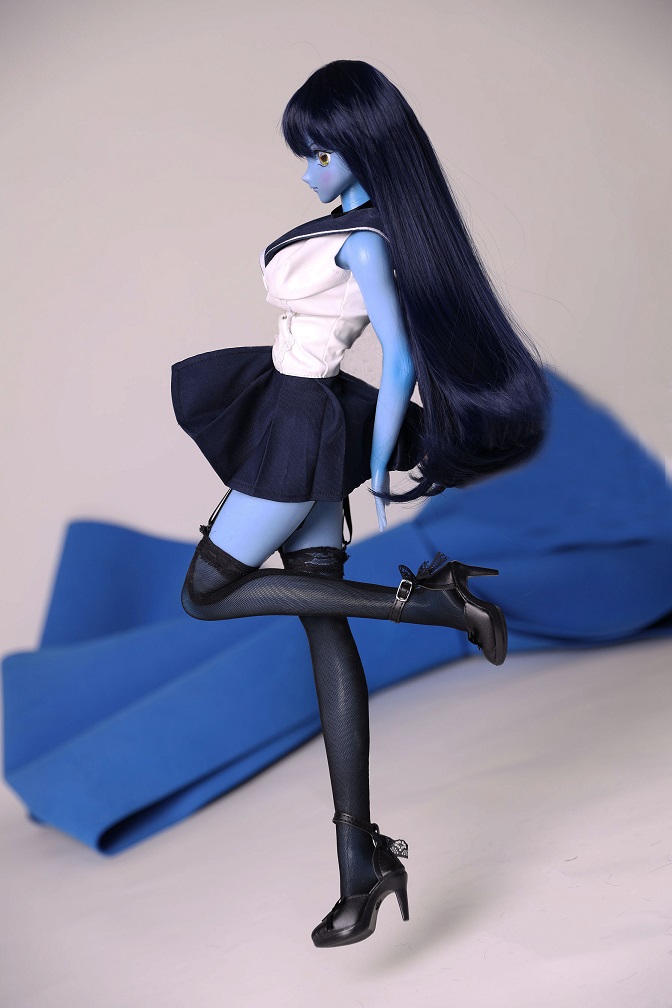 Buy Sailor Moon Fantasy Mini Realistic Sex Doll, Blue Skin, Soft Silicone 60  cm (2 ft)  Online Shop  Take Toys Hong Kong