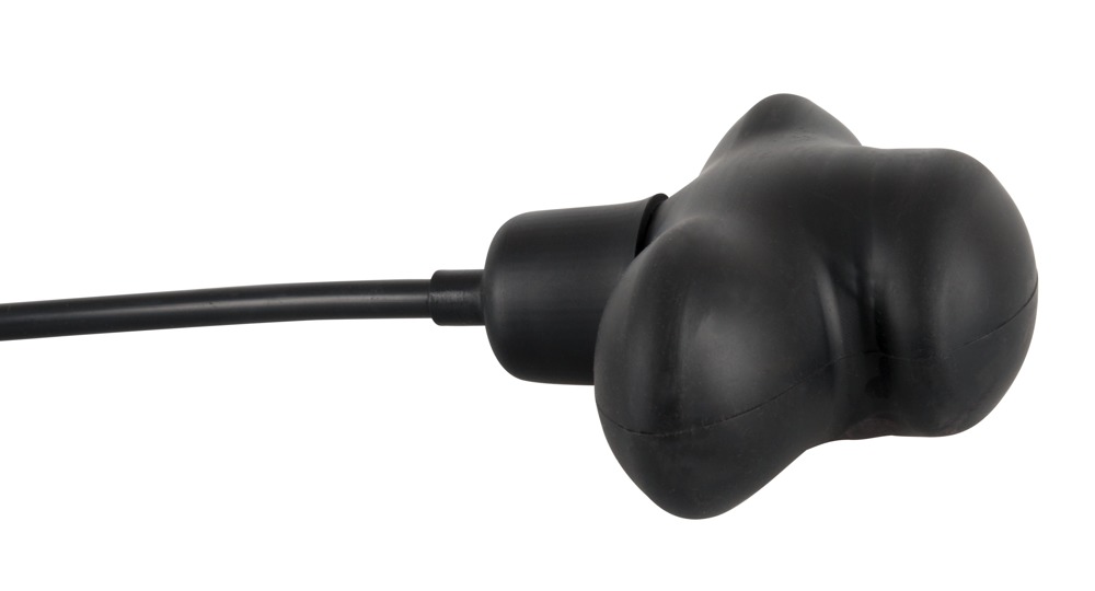 Bad Kitty - 蝴蝶形充氣式口枷 - 黑色 照片-5