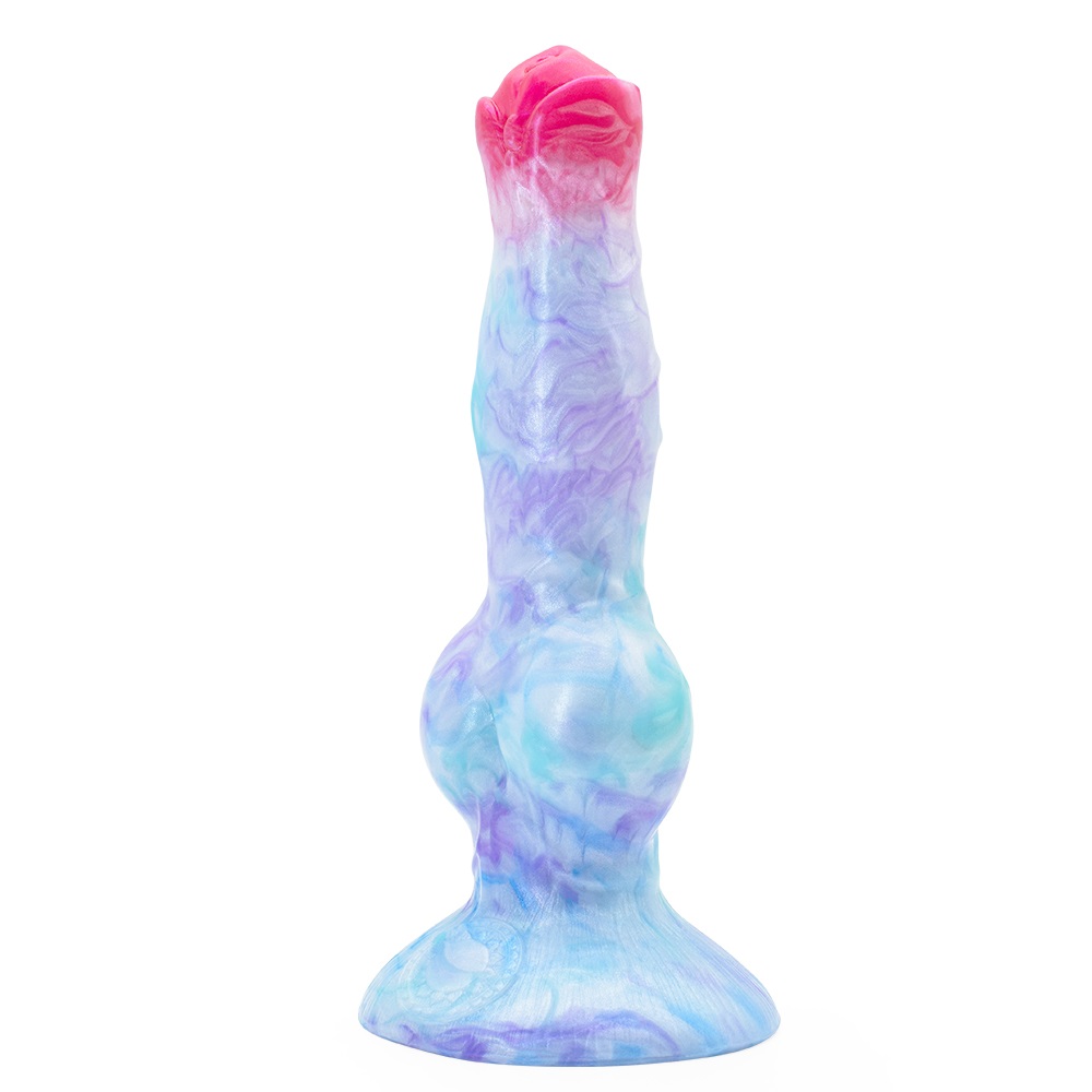 Material: silicone
Intotal L: 21cm
Insert L: 18.5cm
Diamete... FAAK - Hellhound Dani Strap-On - Ice Dragon photo-5