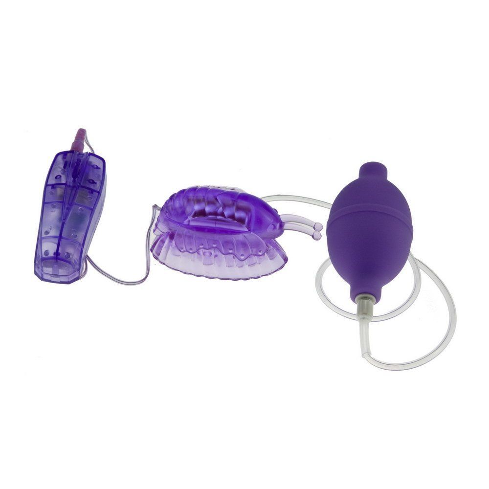 Aphrodisia - Butterfly Clitoral  Pleasure Pump - Purple photo-3