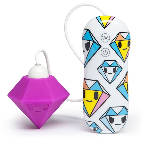 Embark on a stimulation safari as you explore the explosive ... Tokidoki - Diamond Clitoral Vibrator - Purple photo-3