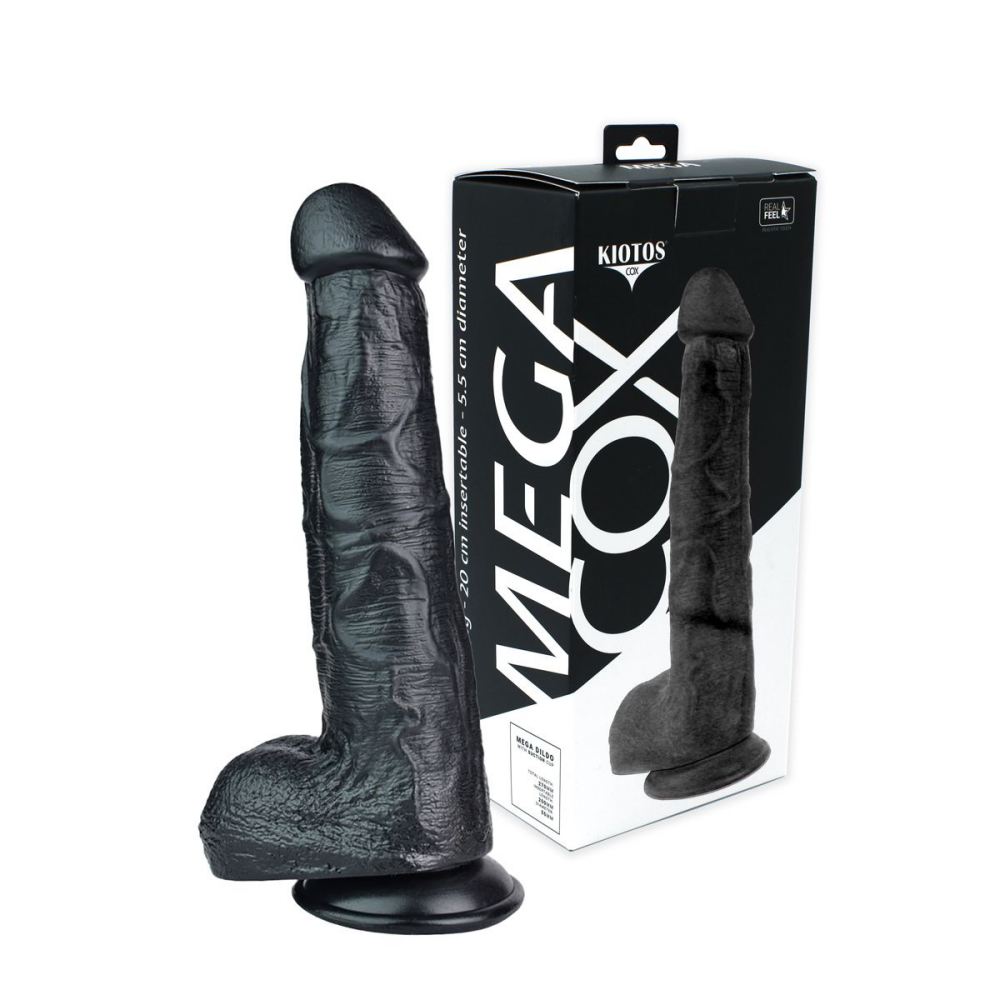 Kiotos - #07 Huge Realistic Dildo - Black photo-11
