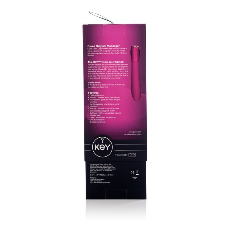 The Key® by Jopen® - Ceres Original vibrator is here with 7 ... Key - Ceres Original Vibe – Pink photo-11