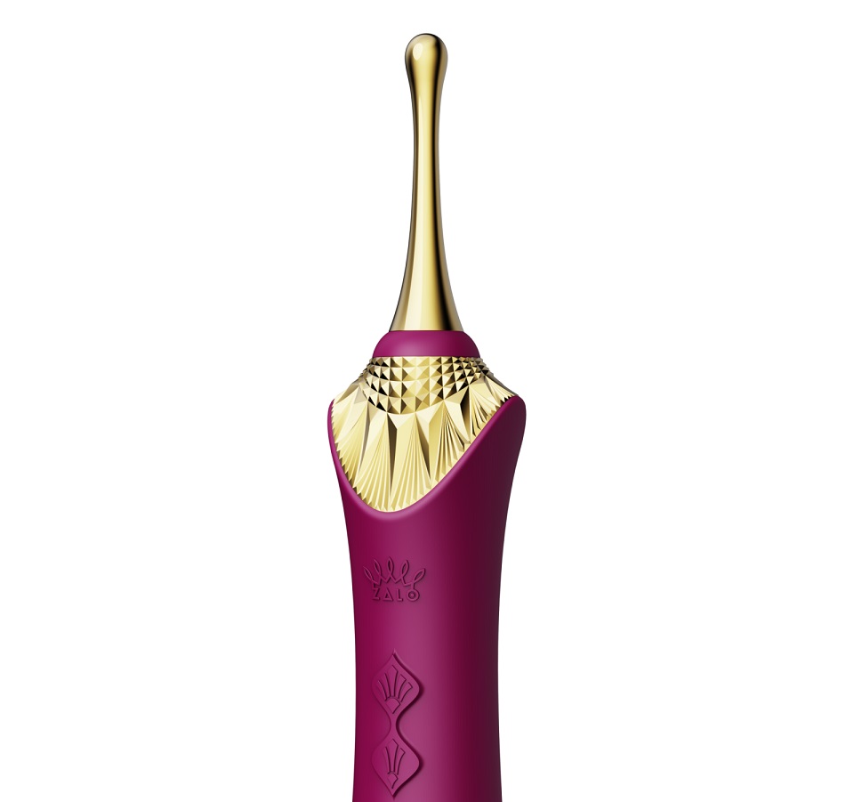 The name of Bess comes from Egyptian God Bastet, who is the ... Zalo - Bess APP Dual Vibrator - Velvet Purple photo-2