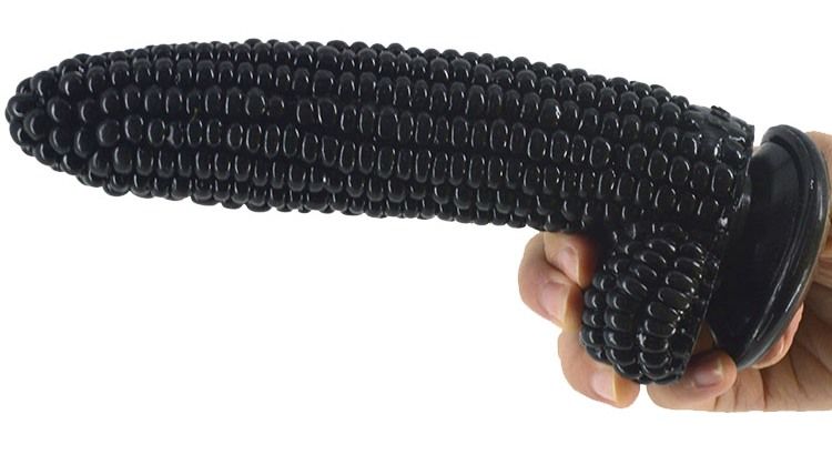 FAAK - Corn Shape Dildo - Black photo-8