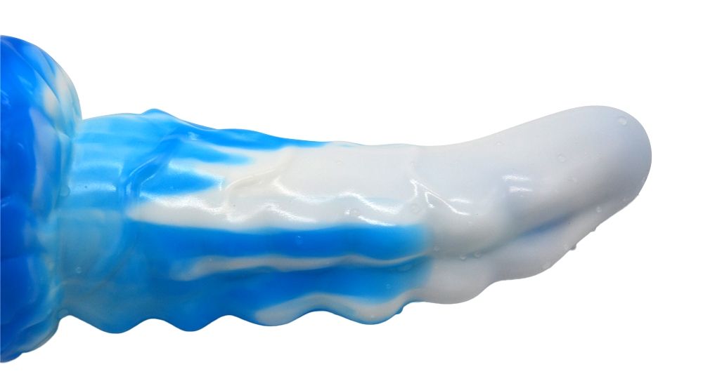 Rhino Horn shape anal plug dildo
Material: Sil... FAAK - Rhino Horn Anal Plug - White/Blue photo-12