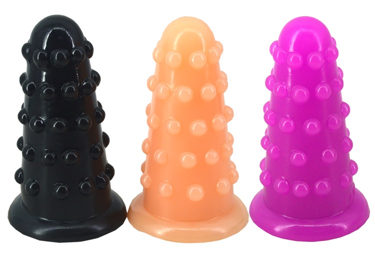 Stimulative anal plug massage tool, environmental healthy, e... FAAK - Stimulative Anal Plug - Black photo-8