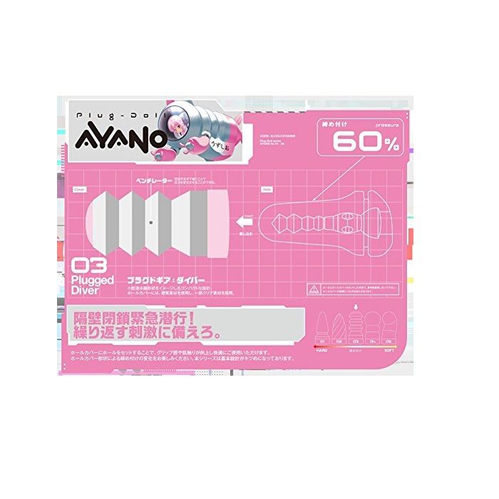 Product size: 125 vertical x width 60 x depth 60 mm
Country ... EXE - Ayano 03 Girl Plug Doll Masturbator photo-9