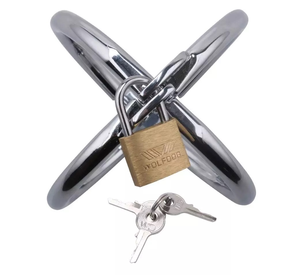 MT - Metal Round Handcuffs - Silver photo-5