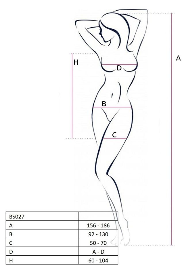 Sexy dress perfectly adapting to the figure, emphasizing fem... Passion - Dress BS027 - Black photo-3