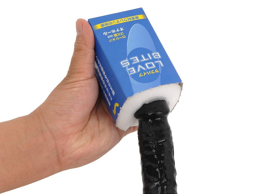 Love Bites - a new type of disposable masturbator with a uni... Rends - Love Bites Sponge Masturbator photo-6