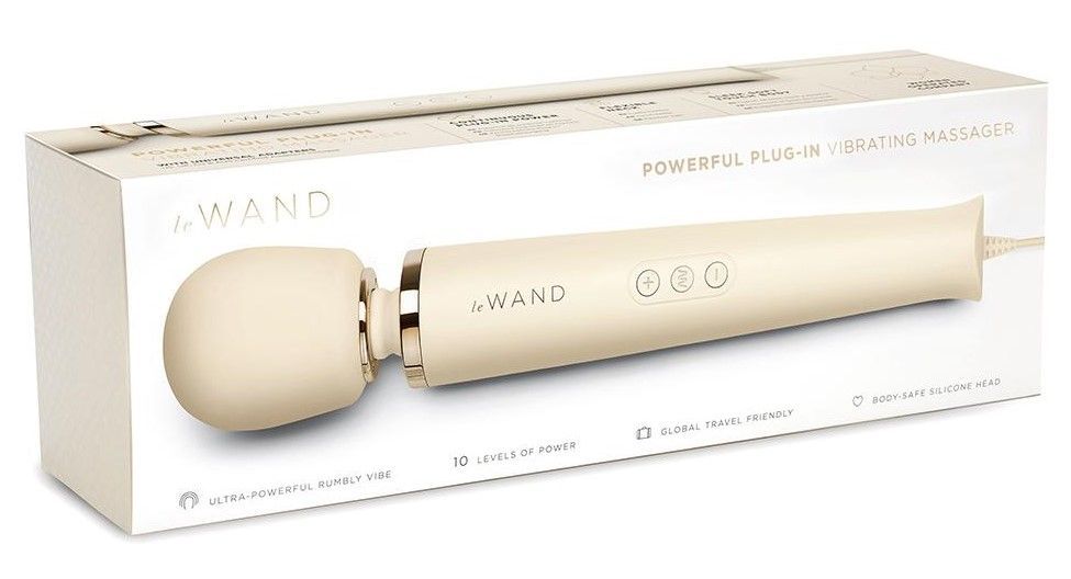 Classic makes a comeback! We took our award-winning OG wand ... Le Wand - Plug-In Massager - Cream photo-9
