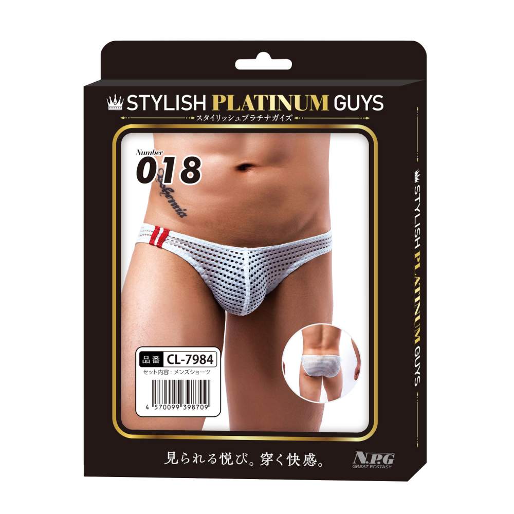 NPG - SPG Net Shorts 018 - White photo-2