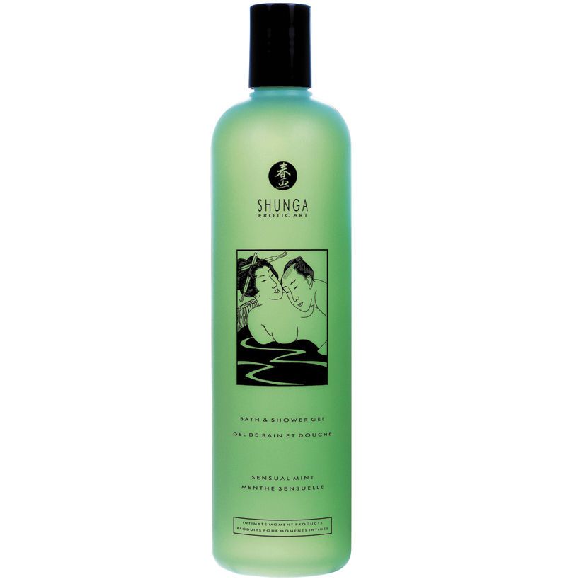 An evening of caresses in the shower or bath can only be enh... Shunga - Bath And Shower Gel 500ml - Sensual Mint photo