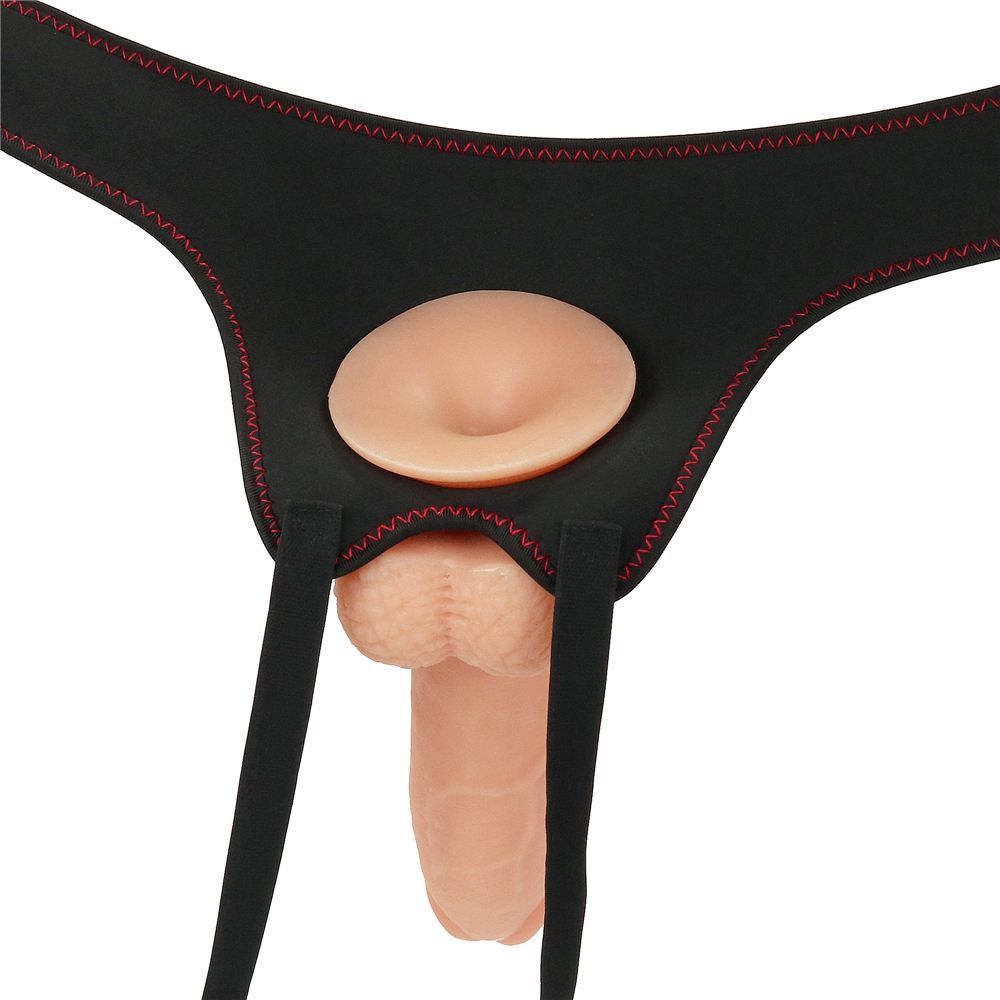 Built to deliver the most lifelike satisfaction, the Soft st... Lovetoy - Easy Strapon Set w Balls 8.5'' - Flesh photo-10