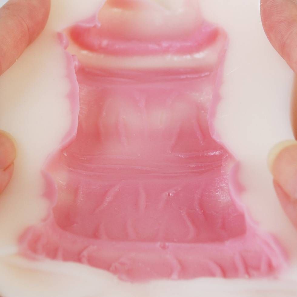 This super soft, skin-colored masturbator is based on the pu... KingToy - Tia's Onaho Masturbator photo-6