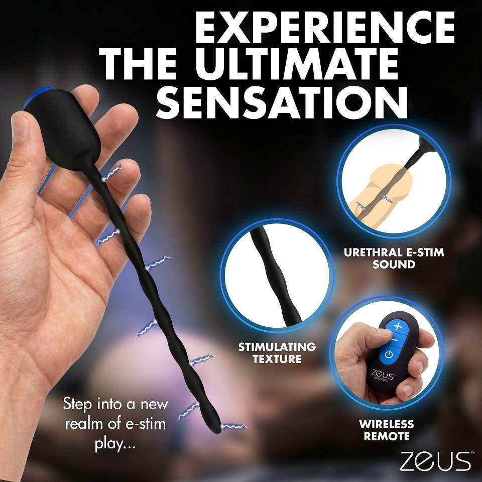Zeus Electrosex - Inflatable Plug & Urethral Sound E-Stim Kit 照片-5