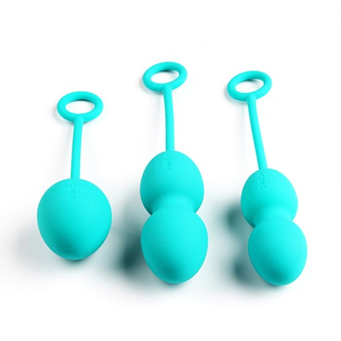 SVAKOM Nova Ben Wa Balls are made of silicone which is 100% ... SVAKOM - Nova Balls - Green photo-3