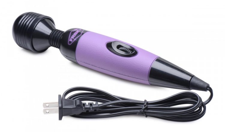 Massage and play with this Playful Pleasure Multi-Speed Wand... Frisky - Playful Pleasure Wand - Purple photo-5