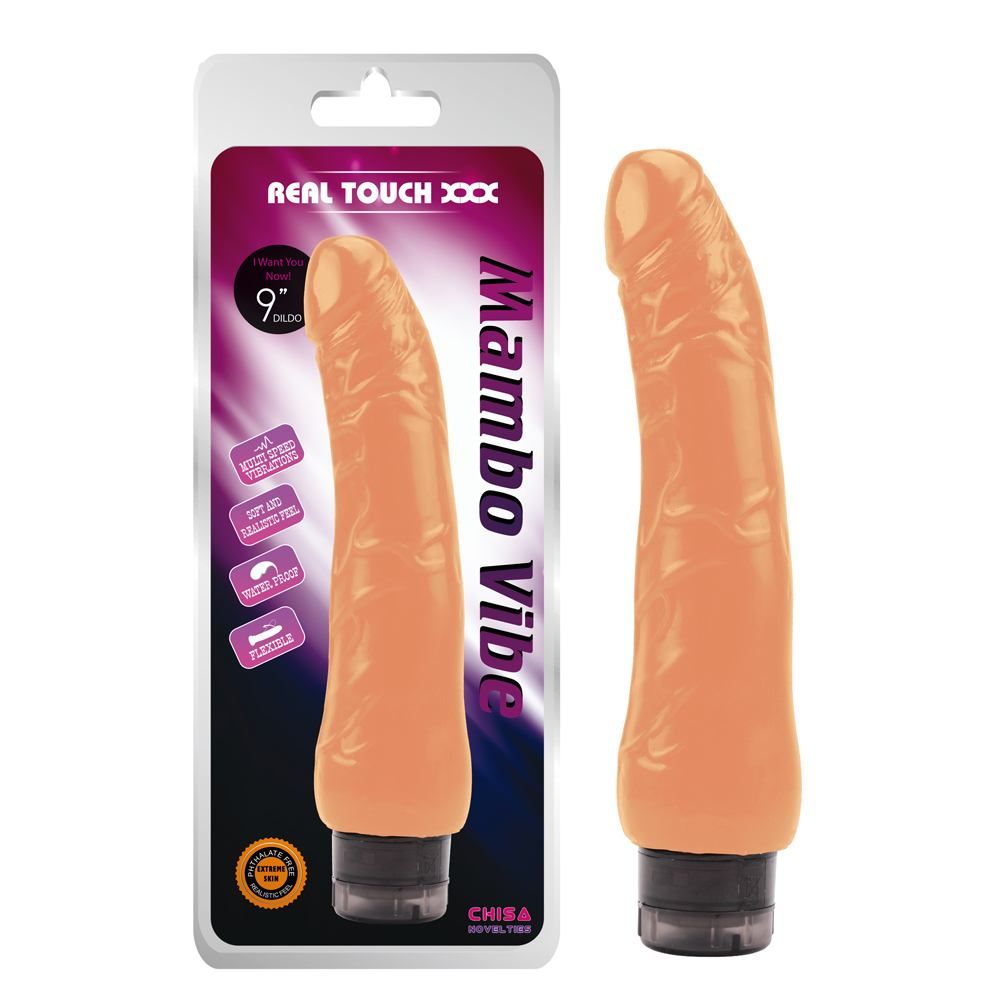 Material:T-Skin
Product Size:23.5cm, Φ3.7cm
Product Weight:0... Chisa - Mambo Vibe Dildo 9″ - Flesh photo-7