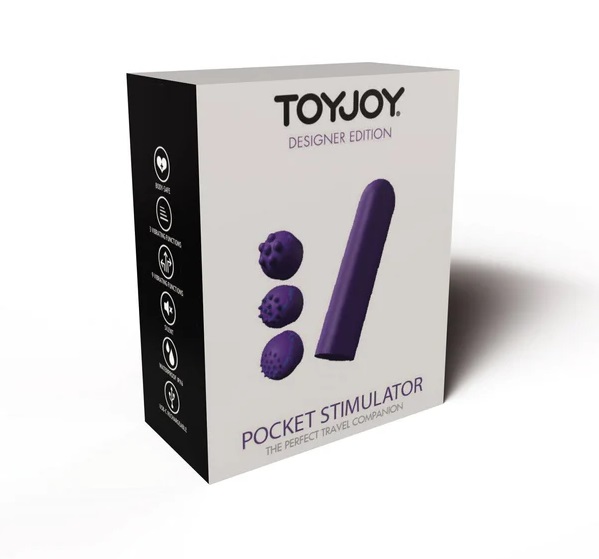 The unique Helix is the ultimate double stimulation set cons... ToyJoy - Pocket Stimulator Vibro Bullet - Purple photo-4
