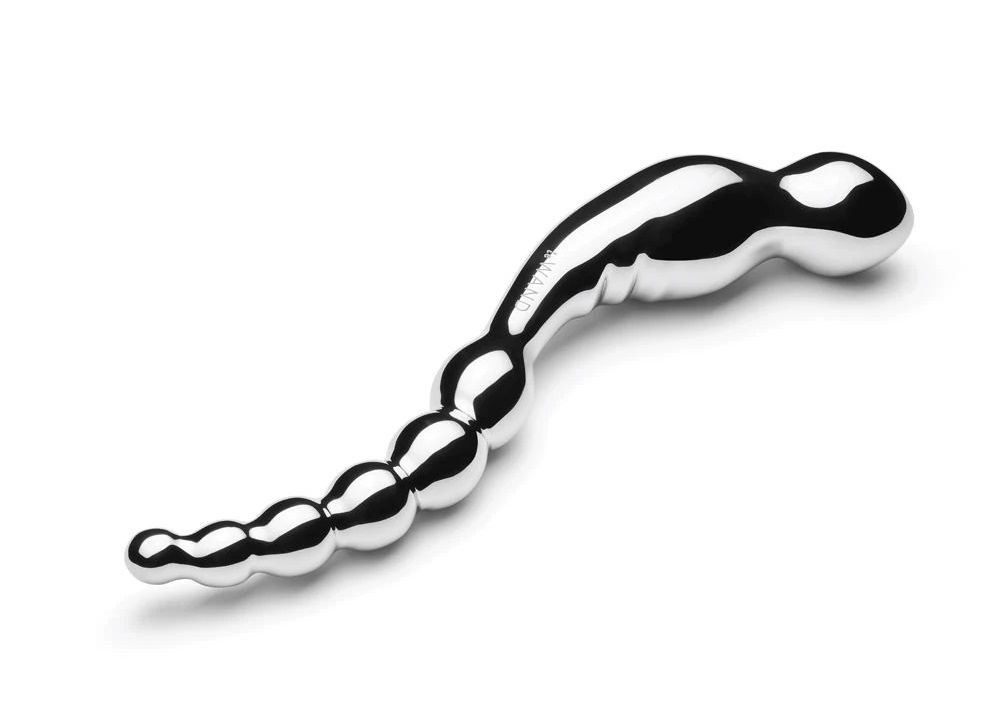 Satiate your desire for the sensation of fullness and weight... Le Wand - Swerve Double Ended Metal Dildo  photo-4