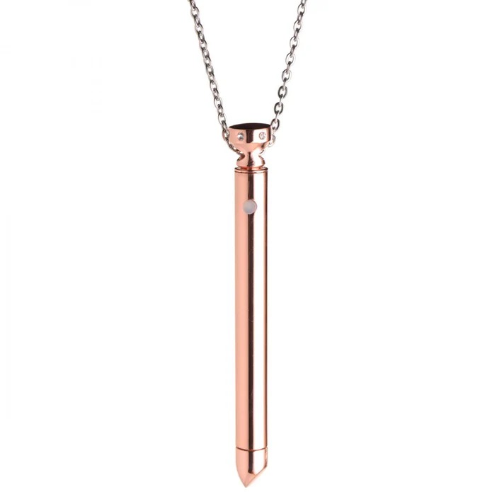 Charmed - 7X Vibro Necklace - Rose Gold photo