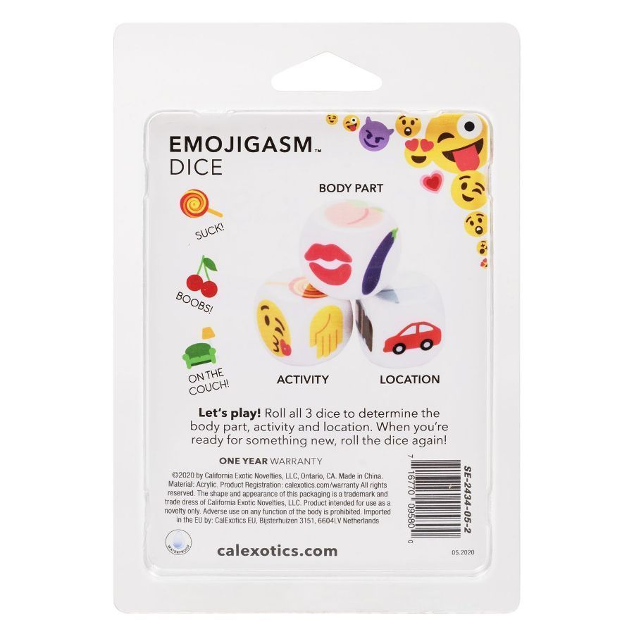 Get down and dirty with the CalExotics Emojigasm Dice game. ... CEN - Emojigasm Dice photo-8