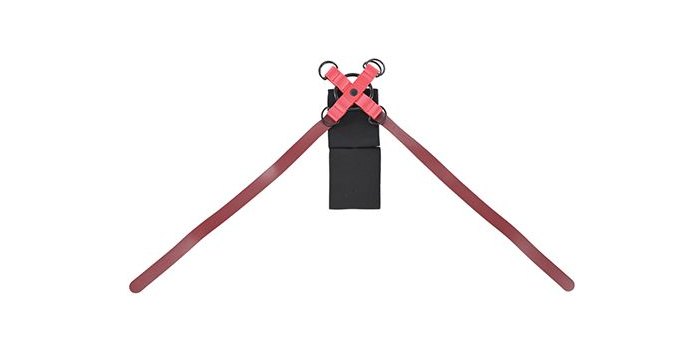 Sportsheets - Sex & Mischief Cross Hands Cuffs - Red/Black 照片-3