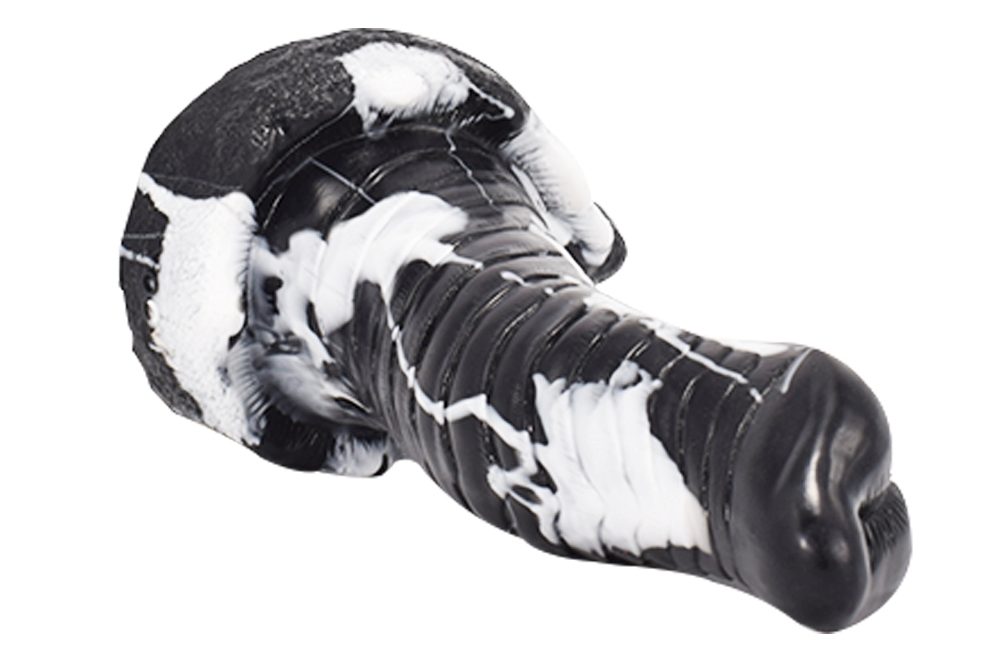 Unusual anal dildo, softness, skin-friendly and flexible
Ma... FAAK - Alien Curved Dildo - Black/White photo-8