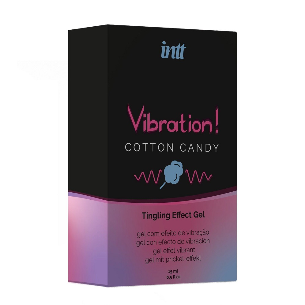 Cotton Candy is a tingling gel with the delightful sweet sce... INTT - Vibration! Cotton Candy Tingly Gel - 15ml photo-3