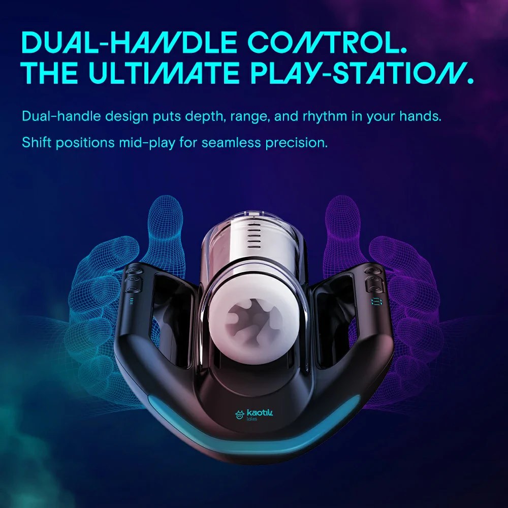 KAOTIK - The Jetpack 旗舰级个性化高速抽插智能飞机杯 - 黑色 照片-10