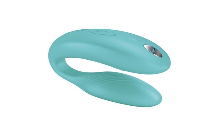 We-Vibe Sync™,是一款全球销量第一名的情侣共用产品。全新的Sync设计,为了在两地双隔的她/他而设。... We-Vibe - Sync 情侣共用震动器 - 湖水蓝色 照片-3