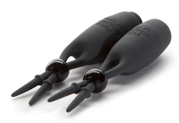 Gentle sensation becomes body-trembling titillation with Swe... Fifty Shades of Grey - Vibrating Nipple Clamps - Black photo-6